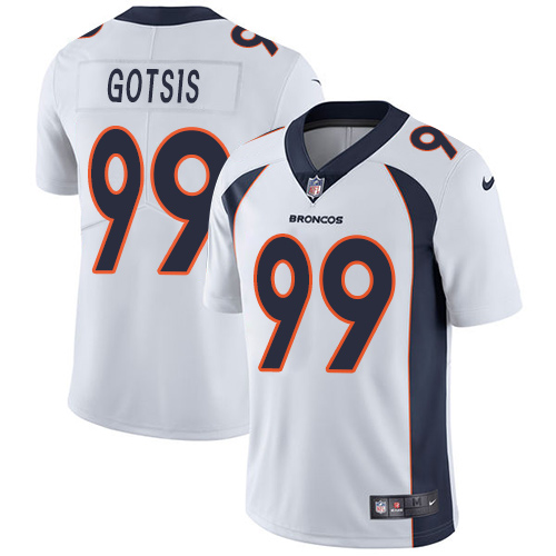 2019 Men Denver Broncos #99 Gotsis white Nike Vapor Untouchable Limited NFL Jersey